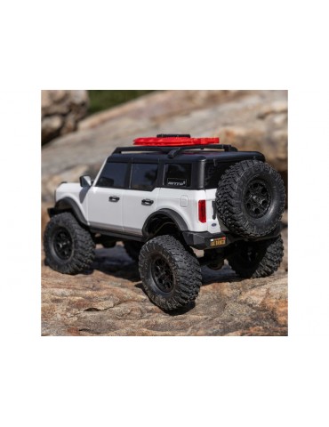 Axial 1/24 SCX24 Ford Bronco 4X4 RTR Brushed Rock Crawler (Battery & Charger Included), White