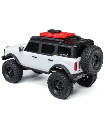 Axial 1/24 SCX24 Ford Bronco 4X4 RTR Brushed Rock Crawler (Battery & Charger Included), White
