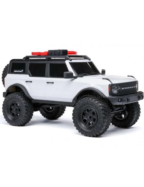 Axial 1/24 SCX24 Ford Bronco 4X4 RTR Brushed Rock Crawler (Battery & Charger Included), White