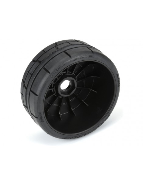 Pro-Line Menace HP BELTED Speed Run 1:8 Tires Mounted on Mach 10 Black 17mm Wheels (2)