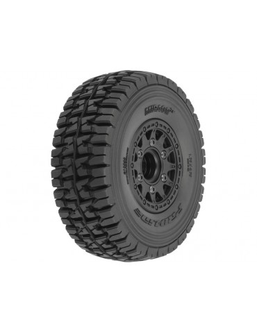 Pro-Line Wheels and Tires 2.2/3.0", Mirage TT tires, Black Raid Wheels (2)