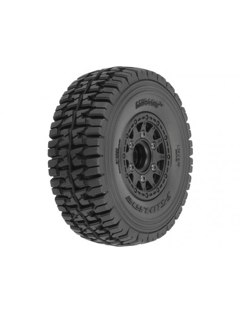 Pro-Line Wheels and Tires 2.2/3.0", Mirage TT tires, Black Raid Wheels (2)