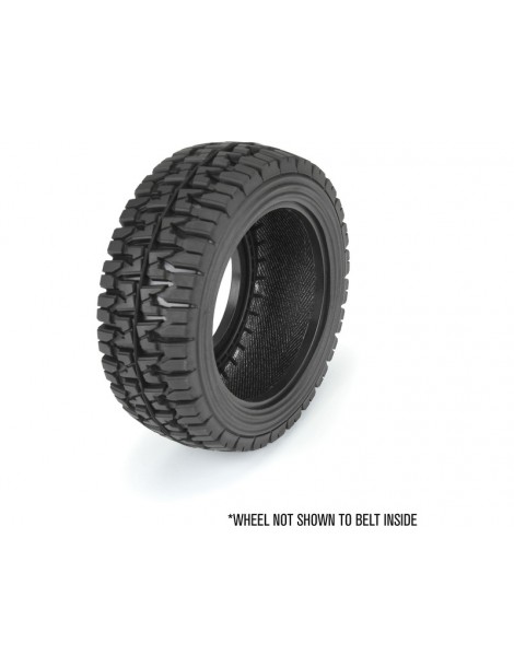 Pro-Line Wheels and Tires 2.2/3.0", Mirage TT tires, Black Raid Wheels (2)