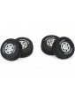 Pro-Line 1/16 Mirage TT F/R Tires MTD 12mm Silver Impulse (4): Mojave Grom