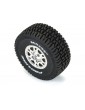 Pro-Line 1/16 Mirage TT F/R Tires MTD 12mm Silver Impulse (4): Mojave Grom