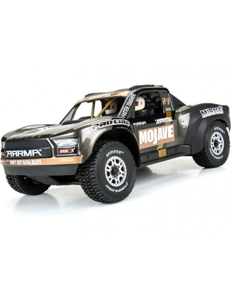 Pro-Line 1/16 Mirage TT F/R Tires MTD 12mm Silver Impulse (4): Mojave Grom