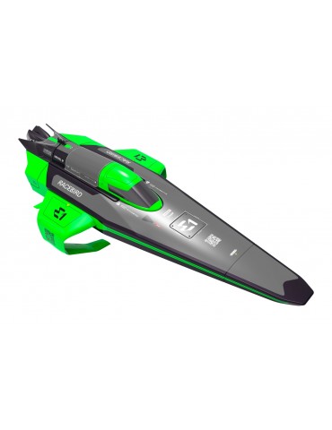 E1 RaceBird Lite RC Hydrofoil Boat 2.4GHz RTR - Žalia