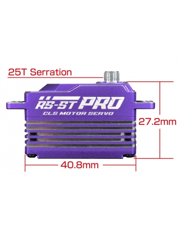 Reve D PRO Low Profile Programmable (RWD Drift Spec/18.0kg/7.4V) Brushless Servo (Black)