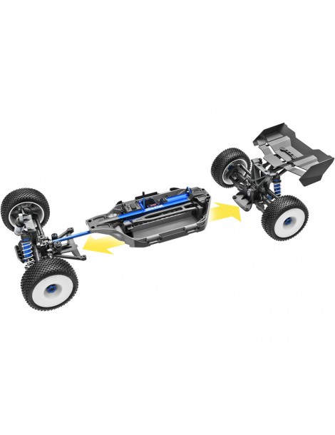 RC modelis Traxxas Jato 1:8 4WD VXL-4S RTR Mėlyna