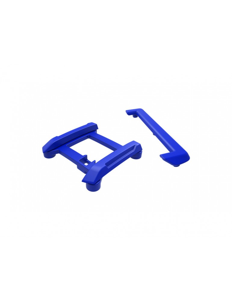 Traxxas Skid plate (roof)/ tailgate protector (blue) (fits 10711)