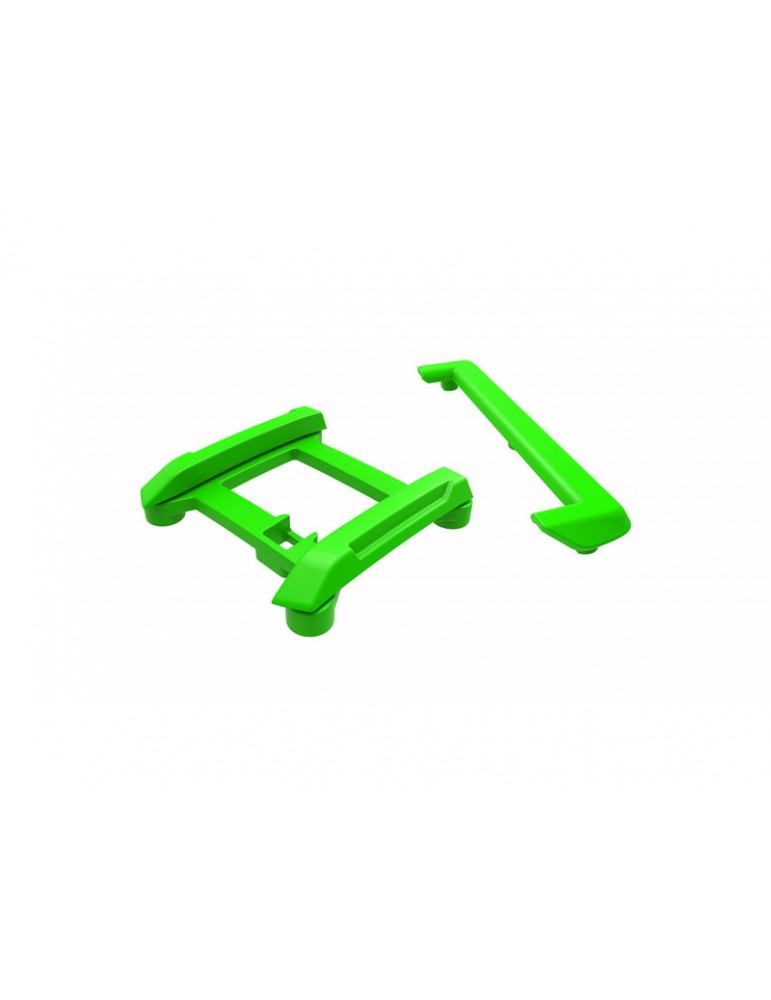 Traxxas Skid plate (roof)/ tailgate protector (green) (fits 10711)