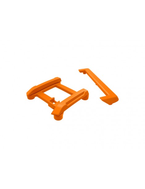 Traxxas Skid plate (roof)/ tailgate protector (orange) (fits 10711)