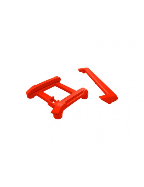 Traxxas Skid plate (roof)/ tailgate protector (red) (fits 10711)