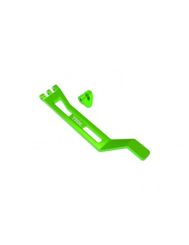 Traxxas Battery hold-down, hold-down post, aluminum (green)