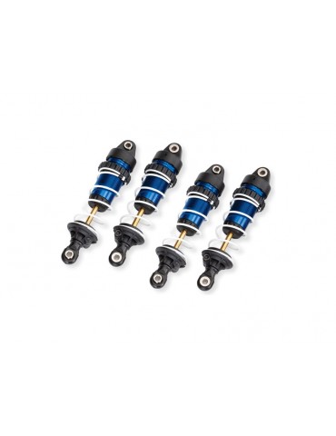 Traxxas Shocks, GTR long, blue (assembled with springs) (4)