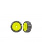 Traxxas Tires & wheels, 3.0" yellow wheels, Response Pro tires (2)