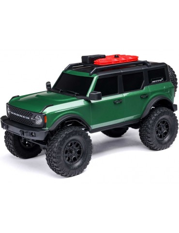 „Axial“ 1/24 SCX24 ‚Ford Bronco 4X4 RTR‘ Brushed Crawler (įskaitant akumuliatorių ir įkroviklį), žalia