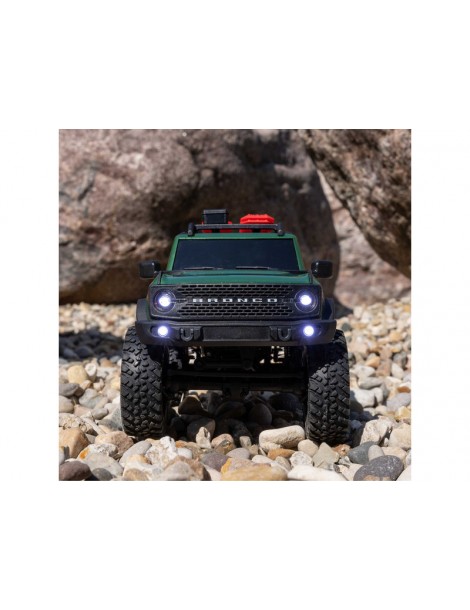 „Axial“ 1/24 SCX24 ‚Ford Bronco 4X4 RTR‘ Brushed Crawler (įskaitant akumuliatorių ir įkroviklį), žalia