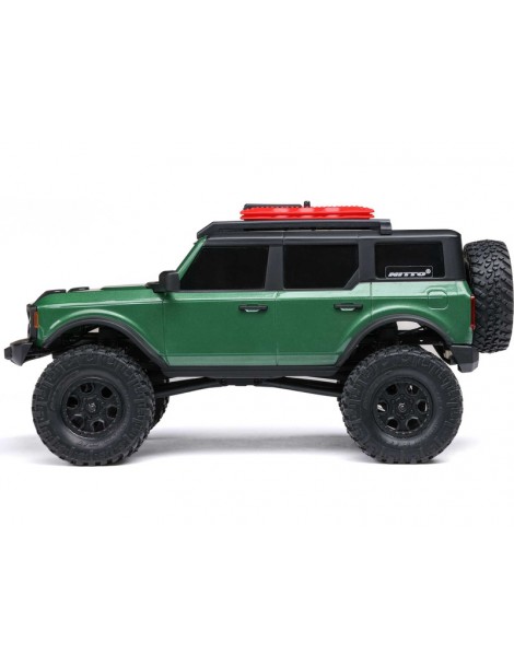 „Axial“ 1/24 SCX24 ‚Ford Bronco 4X4 RTR‘ Brushed Crawler (įskaitant akumuliatorių ir įkroviklį), žalia