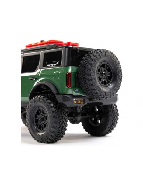 „Axial“ 1/24 SCX24 ‚Ford Bronco 4X4 RTR‘ Brushed Crawler (įskaitant akumuliatorių ir įkroviklį), žalia