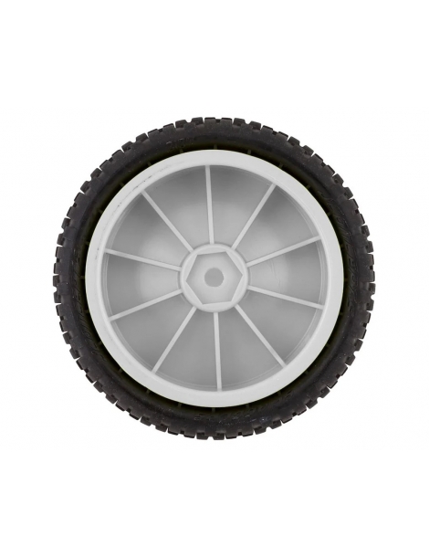 „JConcepts Swaggers“ 2.2“ sumontuoti 2WD priekiniai buggy ratai (kilimui) (2) (rožinės spalvos žymėjimas) 12 mm HEX
