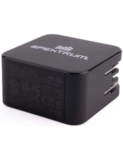Spektrum S100 1x100W USB-C Smart Charger, 65W USB-C GaN Power Supply Combo