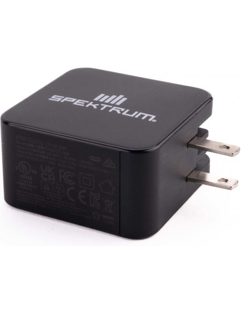 Spektrum S100 1x100W USB-C Smart Charger, 65W USB-C GaN Power Supply Combo