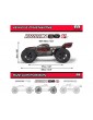 Arrma 1/8 KRATON 6S EXB 4X4 RTR Brushless Speed Truck, BLACK