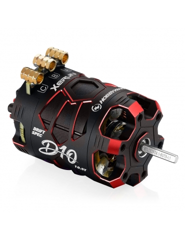 Hobbywing Xerun D10 Brushless Drift Motor 10.5T Raudona