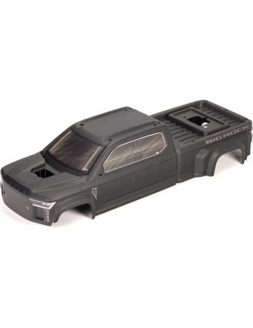 Arrma Clipless Painted Decaled Trimmed Body, Matte Black: Big Rock
