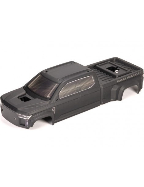 Arrma Clipless Painted Decaled Trimmed Body, Matte Black: Big Rock