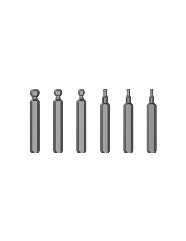 JAKEMY 6in1 H4.0 Ball Hex Bit Set