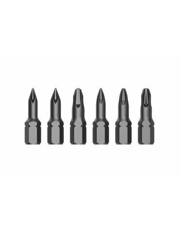 JAKEMY 6in1 Anti-Slip Short Screwdriver Bits
