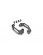 Traxxas Caster blocks, aluminum (gray-anodized), pair