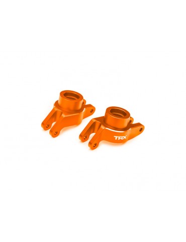 Traxxas Carriers, stub axle (orange-anodized aluminum) (rear) pair