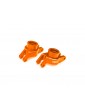 Traxxas Carriers, stub axle (orange-anodized aluminum) (rear) pair