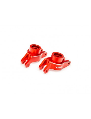 Traxxas Carriers, stub axle (red-anodized aluminum) (rear) pair