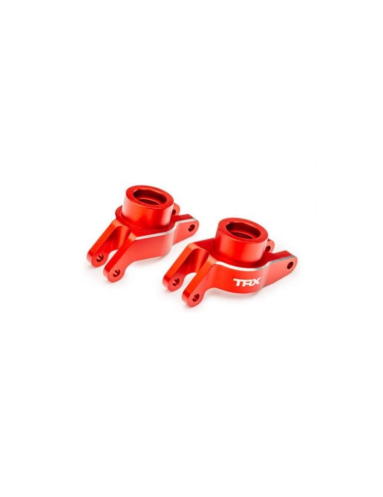Traxxas Carriers, stub axle (red-anodized aluminum) (rear) pair