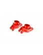 Traxxas Carriers, stub axle (red-anodized aluminum) (rear) pair