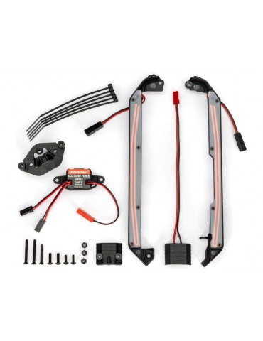 Traxxas LED žibintų rinkinys, sukomplektuotas (tinka 4-Tec 2.0 arba Drift) (raudona)