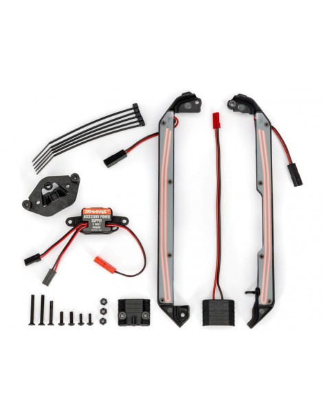 Traxxas LED žibintų rinkinys, sukomplektuotas (tinka 4-Tec 2.0 arba Drift) (raudona)