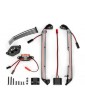 Traxxas LED žibintų rinkinys, sukomplektuotas (tinka 4-Tec 2.0 arba Drift) (raudona)