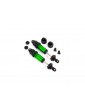 Traxxas Shocks, GT-Maxx, aluminum (green-anodized) (fully assembled w/o springs) (2)