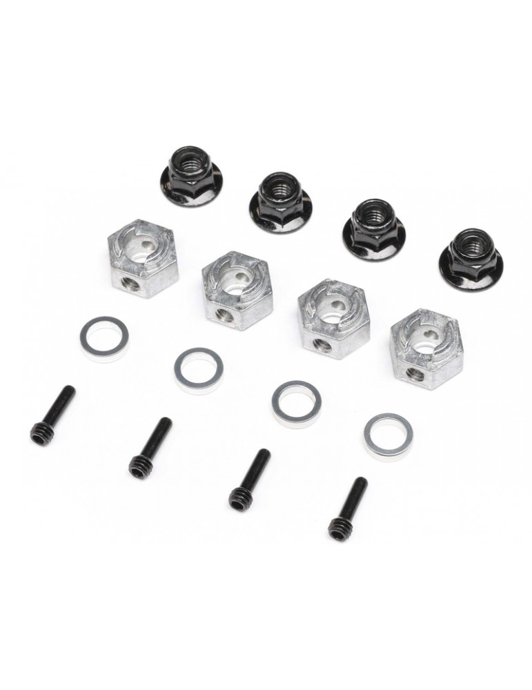 Axial 12mm Hex Hub Set (4): AXP8