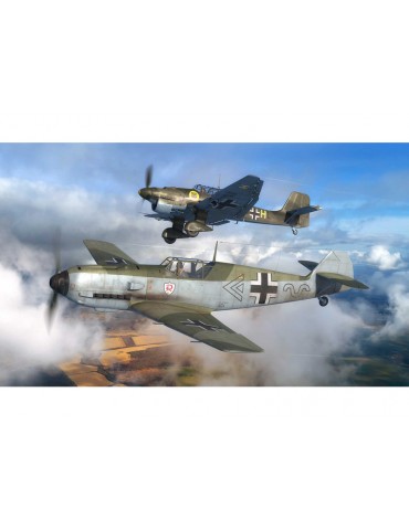 Revell Messerschmitt Bf109E, Junkers Ju87B Stuka (1:144)