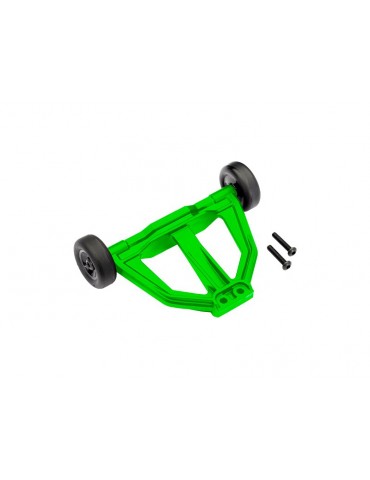 Traxxas Wheelie bar, green (assembled)