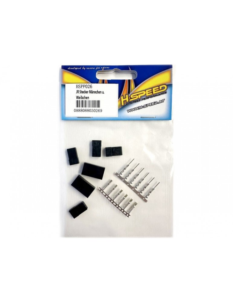 H-Speed servo connector SPM/JR (2 pairs)