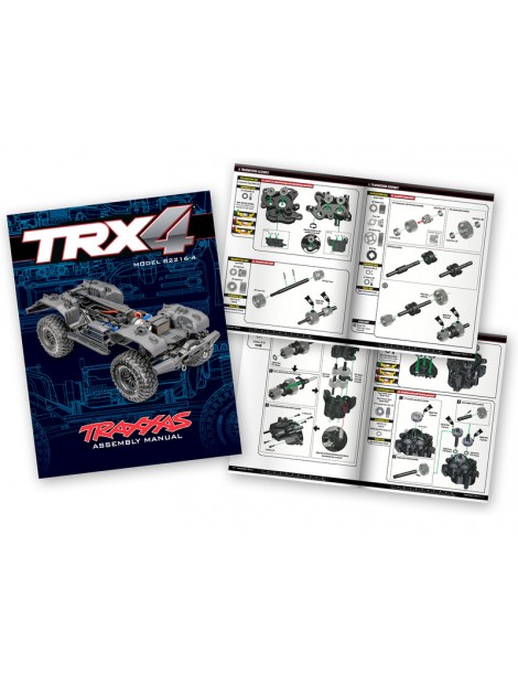 Traxxas TRX-4 1:10 rinkinys be kėbulo