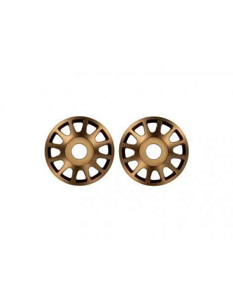 Traxxas ratų centrai, 'Method Race Wheels 703 Beadlock' (aliuminiai, anoduoti bronzos spalva) (2)