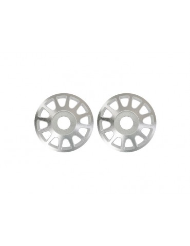 Traxxas ratų centrai, ‚Method Race Wheels 703 Beadlock‘ (aliuminis, sidabro spalvos anoduotas) (2)